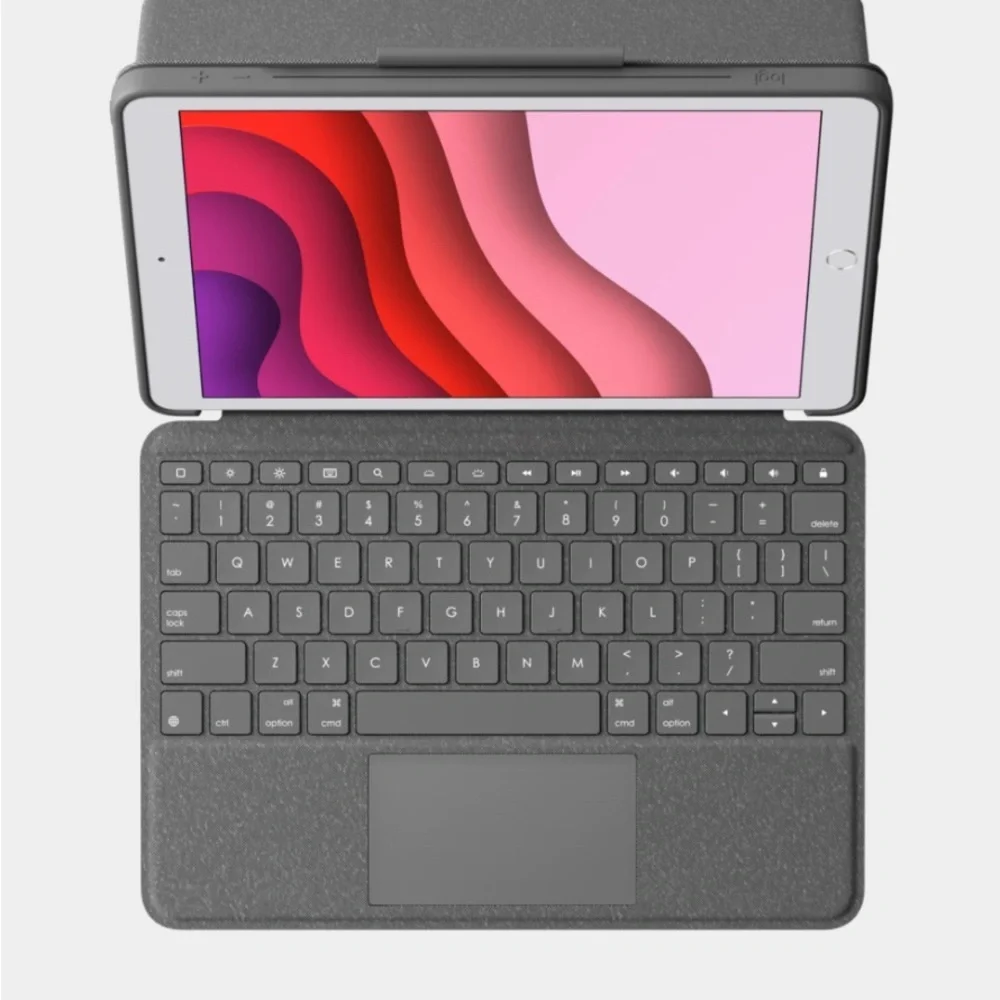Logitech Gray Tablet Keyboard Case